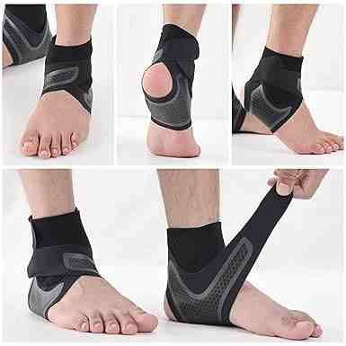 Right Foot Breathable Ankle Brace for Sprained Ankle,Stabilize Ligaments,Prevent Re Injury for men &