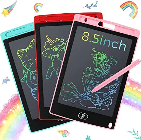 8.5-Inch Colorful LCD Writing Tablet & Erasable Digital Drawing Pad for Kids