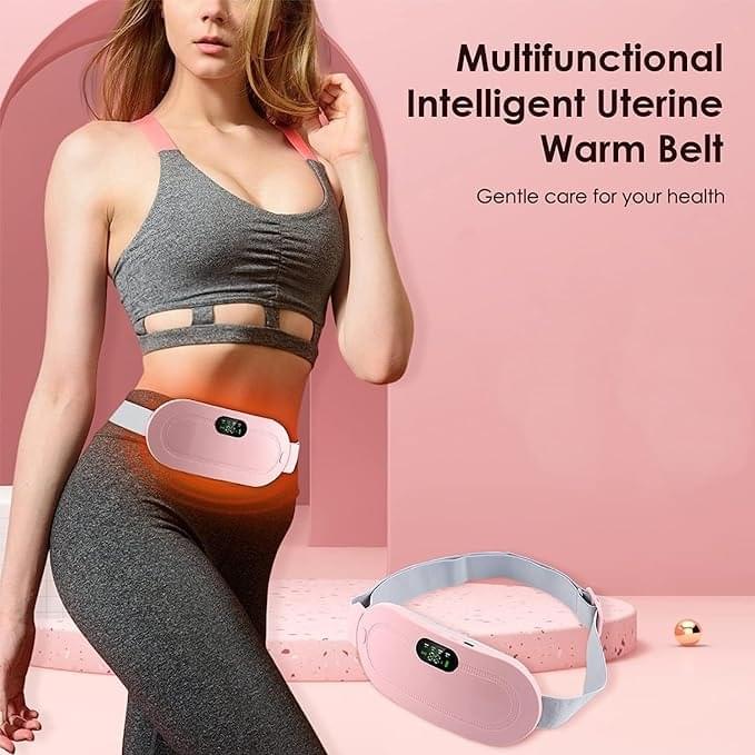 Cramp Relief Belt -Portable Menstrual Heating Pad, Heated Belly Belt For Menstrual Cramp Relief With 3 Heat Levels And 4 Modes, Electric Belt Massage For Women And Girls - Image 2