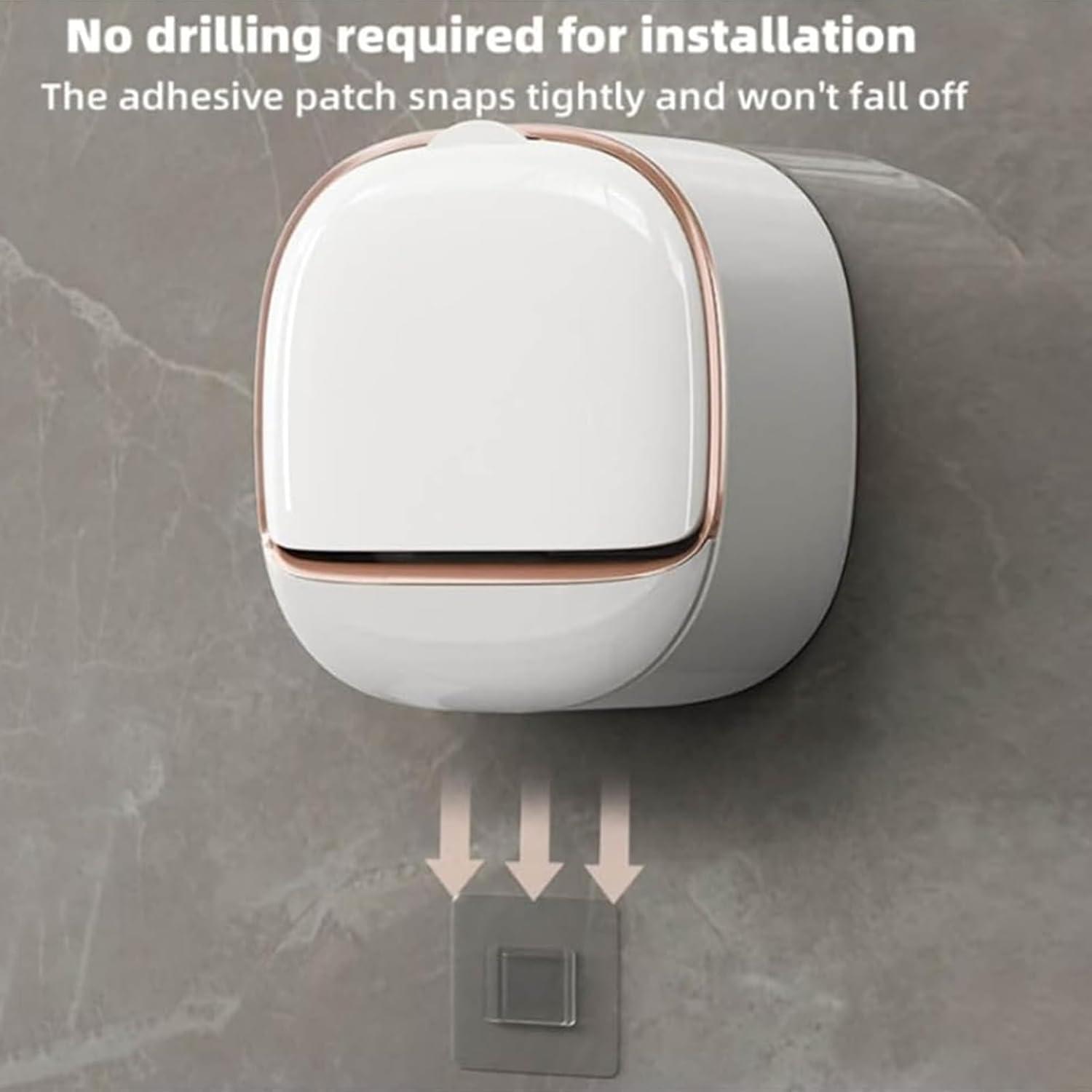 Luxury Soap Holder With Drain Tray – Wall Mounted Soap Case Box Designed To Keep Your Soap Bars Dry And Long Lasting (Random Color) - Image 3