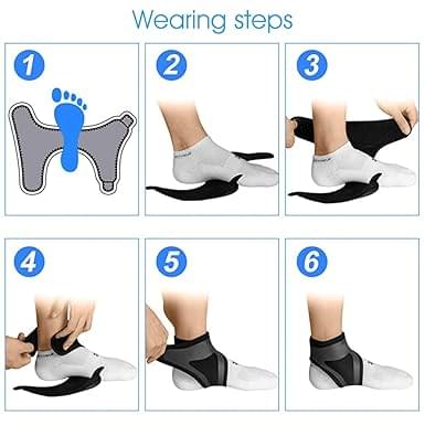 Right Foot Breathable Ankle Brace for Sprained Ankle,Stabilize Ligaments,Prevent Re Injury for men & women with Adjustable Wrap - Image 2