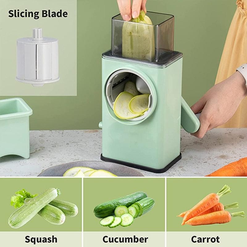 Multi-Function Vegetable Cutter & Slicer with Stainless Steel Blades – Manual Vegetable Chopper - Image 4