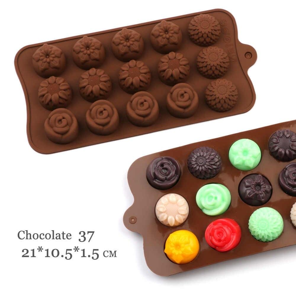 Silicone Chocolate Molds | Non-Stick Candy & Cake Chocolate Making Mold Kit | For Kids & Adults ( rectangle shape) - Image 2