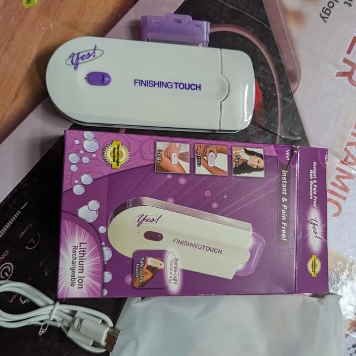 Finishing Touch Laser Hair Removal Two In One Trimmer Pain Free Electric Hair Removal Device For Women - Image 2