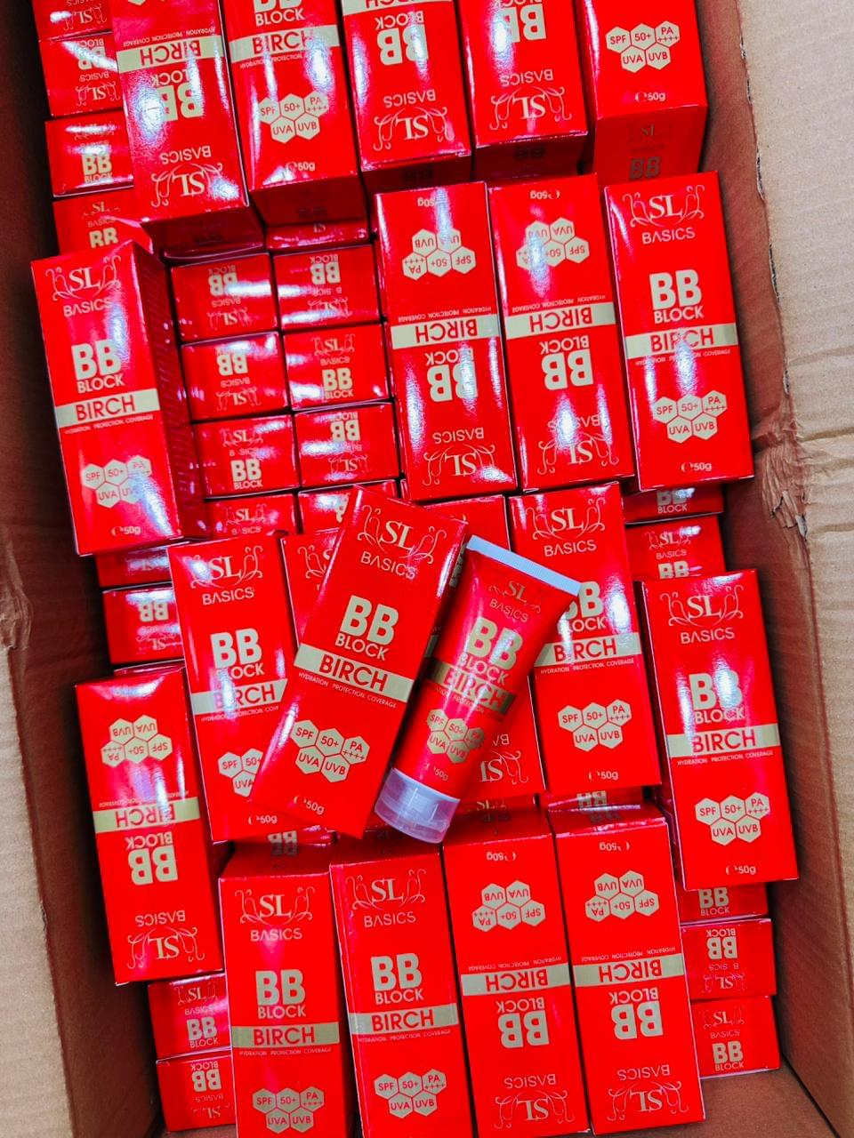 SL Basics BB Block SPF 50+ Tinted Sunscreen – Hydrating & Protective BB Cream with Vitamin E & Lotus Extract (50 ml) - Image 3