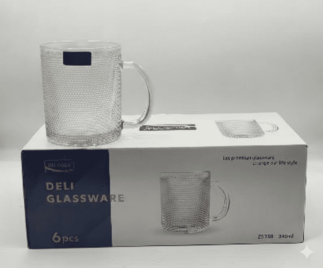 Delisoga® Pack Of 6pcs ZB350 CUP 340 ML