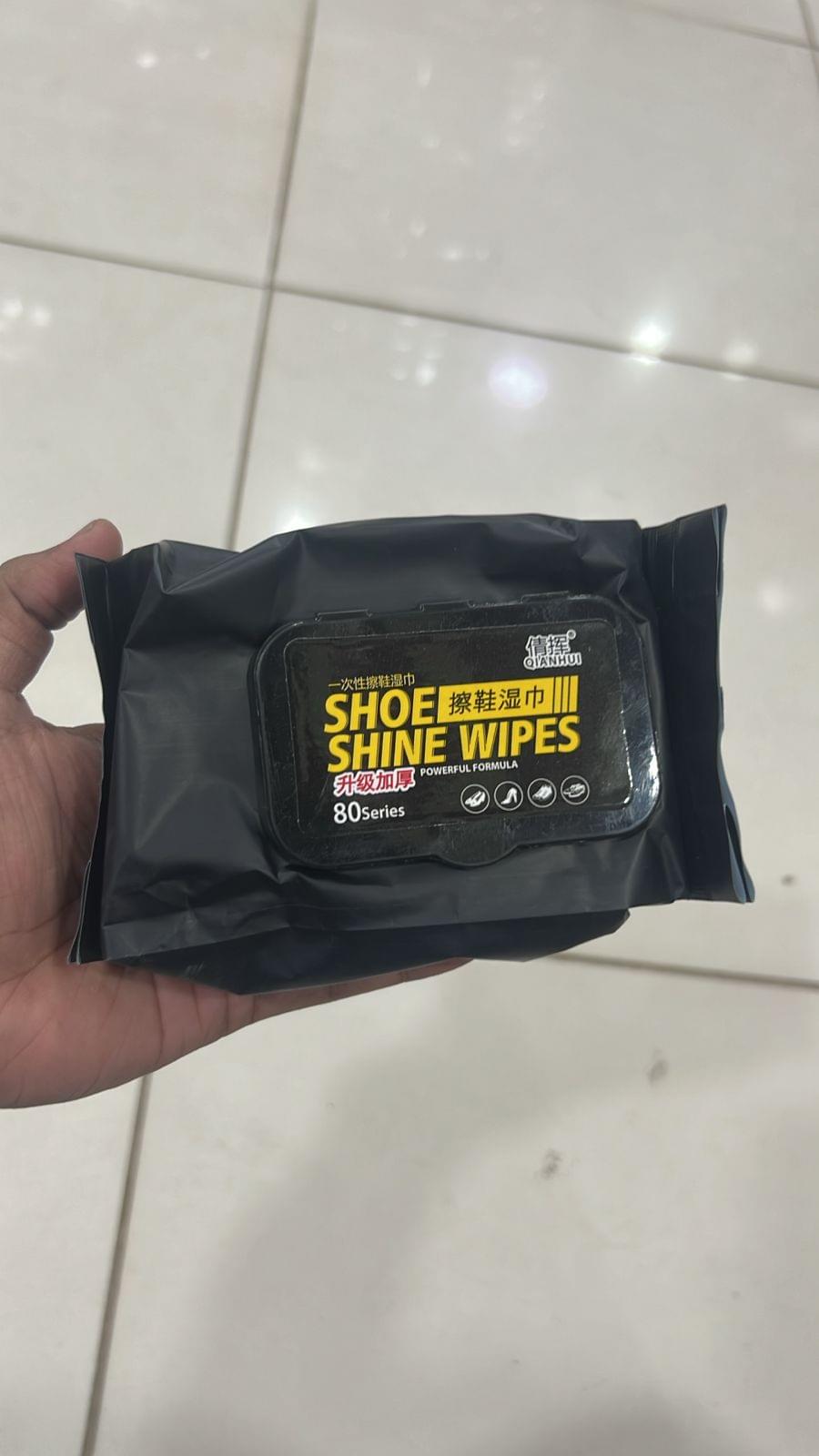 Premium Quick-Shine Shoe Cleaning Wipes (80-Count Pack) - Image 4