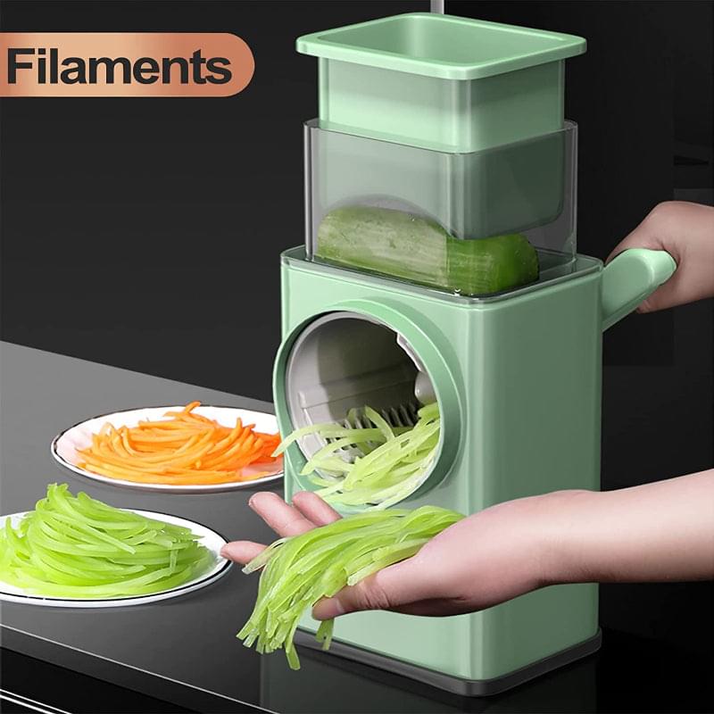 Multi-Function Vegetable Cutter & Slicer with Stainless Steel Blades – Manual Vegetable Chopper - Image 5